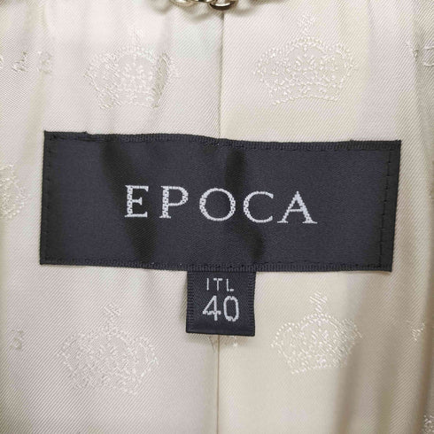 エポカ Epoca アンゴラ混トレンチコート レディース 40