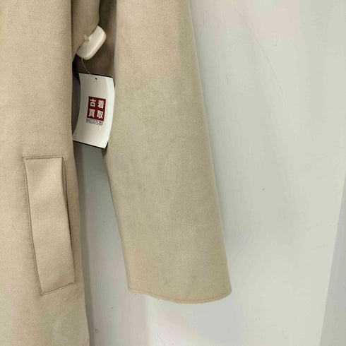 ザラ ZARA フェイクスエード チェスターコート レディース import:M