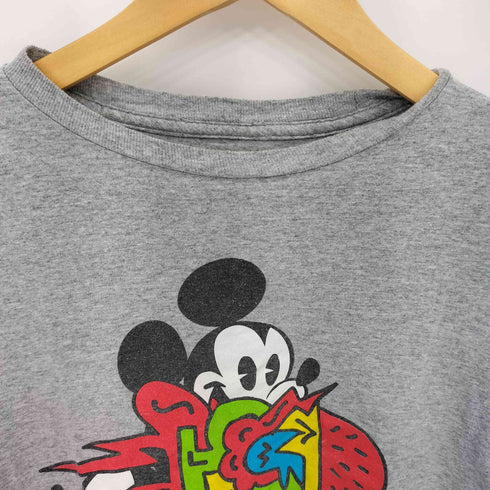 キャラクタープリント クルーネック 半袖Tシャツ カットソー メンズ XL