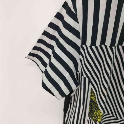 ディーゼル DIESEL モノクロデザイン アニマルプリントTシャツ レディース import:M