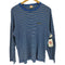 ヘインズ Hanes 90S ロゴ刺繍 ボーダー L/S クルーネック Tシャツ メンズ import:M