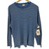 ヘインズ Hanes 90S ロゴ刺繍 ボーダー L/S クルーネック Tシャツ メンズ import:M