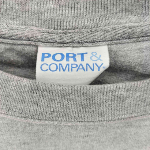 ポートアンドカンパニー PORT and COMPANY delaware blue hens ロゴプリント スウェット レディース