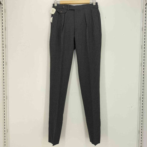 ポロバイラルフローレン Polo by RALPH LAUREN Polo Striped Wool 3-Piece Suit 旧タグ復刻 イタリア製 ウールギャバ ピンストライプ 3ピース 2B テーラードジャケット シンチバックベスト サイドアジャスター 2タック スラックス セットアップ メンズ 36S