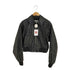 カルバンクラインジーンズ Calvin Klein Jeans クロップドクリンクルフェイクレザージャケット レディース import:S