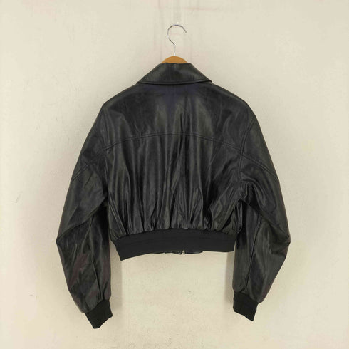 カルバンクラインジーンズ Calvin Klein Jeans クロップドクリンクルフェイクレザージャケット レディース import:S