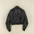 カルバンクラインジーンズ Calvin Klein Jeans クロップドクリンクルフェイクレザージャケット レディース import:S