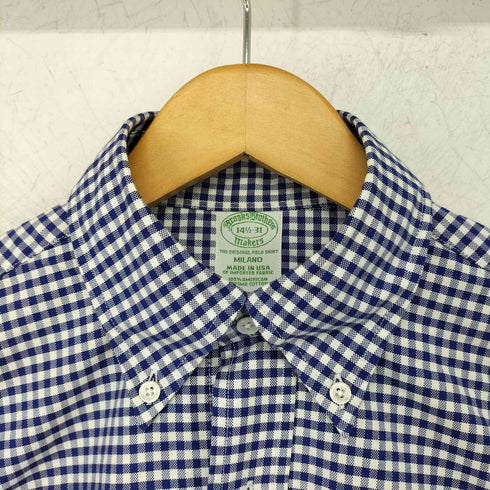 ブルックスブラザーズ BROOKS BROTHERS ギンガムチェック L/Sボタンダウンシャツ メンズ 14 1/2