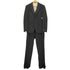 ポロバイラルフローレン Polo by RALPH LAUREN Polo Striped Wool 3-Piece Suit 旧タグ復刻 イタリア製 ウールギャバ ピンストライプ 3ピース 2B テーラードジャケット シンチバックベスト サイドアジャスター 2タック スラックス セットアップ メンズ 36S