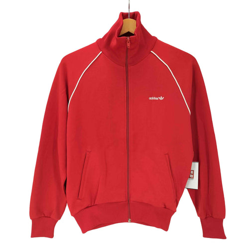 アディダス adidas 80S 西ドイツ製 トレフォイルロゴ ジップアップ トラックジャケット メンズ import:S