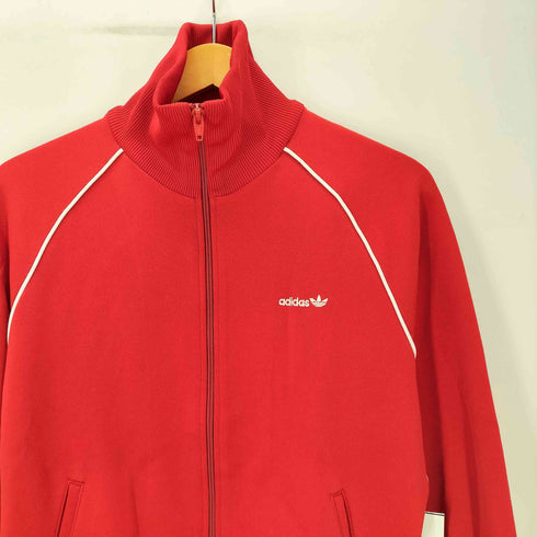 アディダス adidas 80S 西ドイツ製 トレフォイルロゴ ジップアップ トラックジャケット メンズ import:S