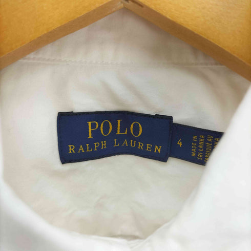 ポロラルフローレン POLO RALPH LAUREN ポニー刺繍 コットン L/S レギュラーカラーシャツ レディース US:4