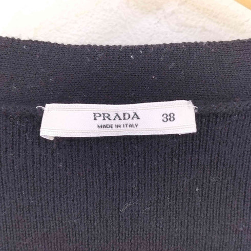 プラダ PRADA イタリア製 ウールニットカーディガン レディース 38
