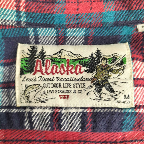 リーバイス Levis ALASKA ポルトガル製 チェック ヘビーネルシャツ メンズ JPN:M