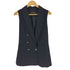 ザラ ZARA Navy Long Double Breasted Waistcoat Vest レディース import:XS