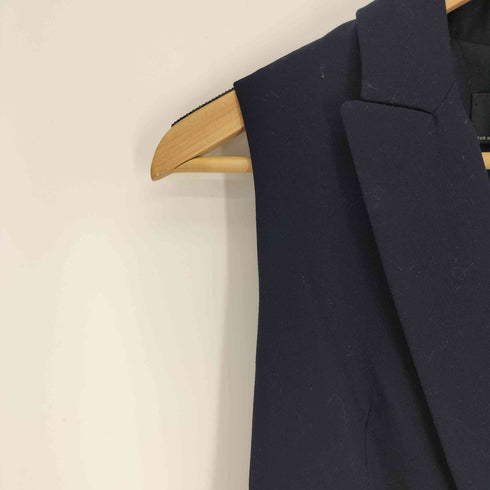 ザラ ZARA Navy Long Double Breasted Waistcoat Vest レディース import:XS