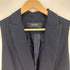 ザラ ZARA Navy Long Double Breasted Waistcoat Vest レディース import:XS