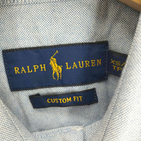 ラルフローレン RALPH LAUREN CUSTOM FIT ポニー刺繍 L/S ボタンダウン シャツ レディース JPN:XS
