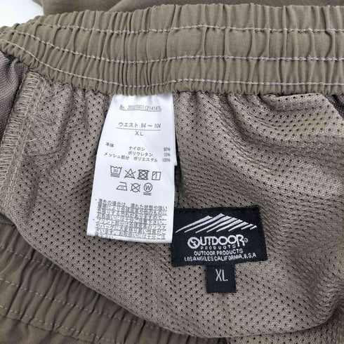 アウトドアプロダクツ OUTDOOR PRODUCTS テーパードシルエット ワンポイントブランドロゴ 撥水透湿イージーストレッチパンツ メンズ JPN:XL