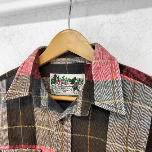 リーバイス Levis ALASKA ポルトガル製 チェック ヘビーネルシャツ メンズ JPN:M