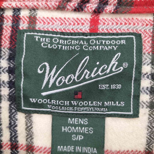 ウールリッチ WOOLRICH 90s 両フラップ L/S フランネルシャツ メンズ JPN:S