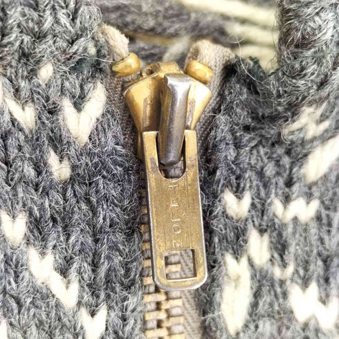 60S 棒talon ノルディック柄 カウチンニットセーター メンズ