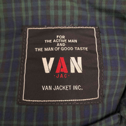 ヴァンヂャケット VAN JAC ブラックウォッチ コットンステンカラーコート メンズ  165