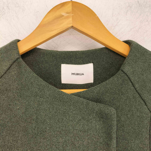 ムルーア MURUA ノーカラーガウンコート レディース JPN:S