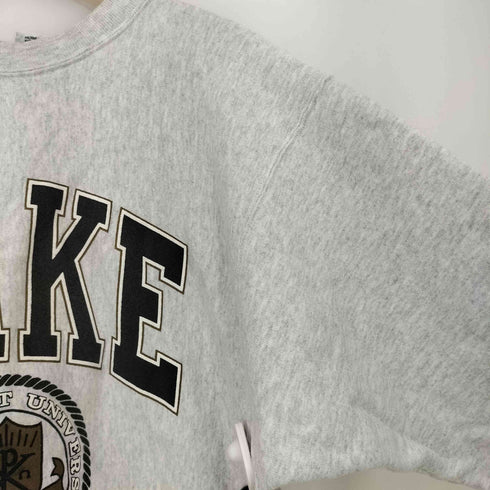 ザコットンエクスチェンジ THE COTTON EXCHANGE 90s USA製 ポリ混 ウェイクフォレスト大学 カレッジロゴプリント クルーネックスウェット メンズ import:XL