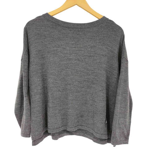 オーシバル ORCIVAL メリノウールボーダーワイドプルオーバー レディース FREE