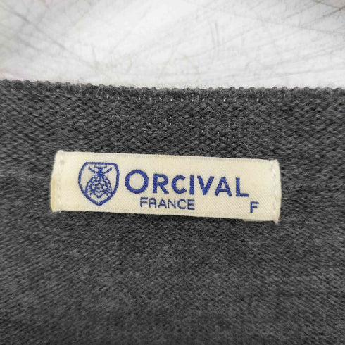 オーシバル ORCIVAL メリノウールボーダーワイドプルオーバー レディース FREE