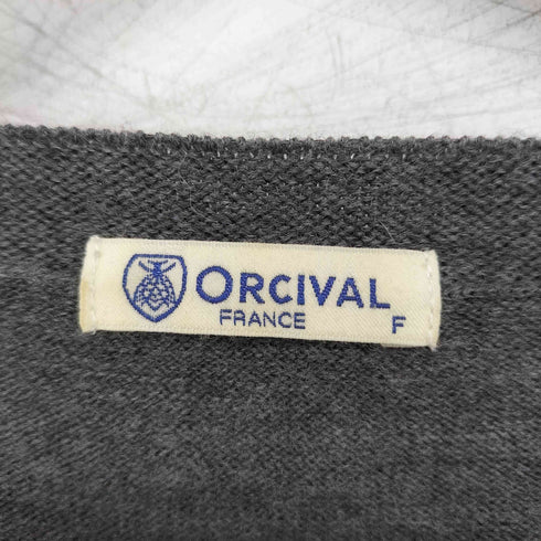 オーシバル ORCIVAL メリノウールボーダーワイドプルオーバー レディース FREE