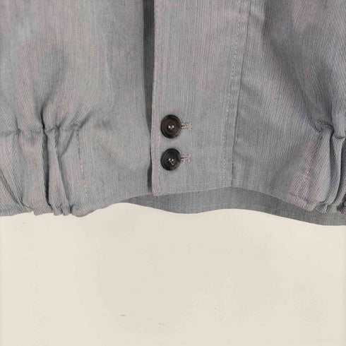 Hartington House 90S Made In Great Britain G9-Type Harrington jacket 英国製 エンブレム 刺繍 シャンブレー ストライプ ハリントンジャケット スウィングトップ ブルゾン 比翼 メンズ import:L