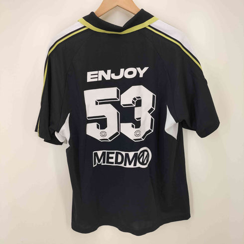 ミスターエンジョイダマネー MR ENJOY DA MONEY ゲームシャツ ロゴプリント レディース JPN:M