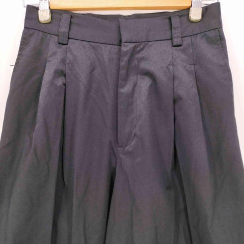 ジーナシス JEANASIS ロールアップ タック バギー パンツ レディース JPN:M
