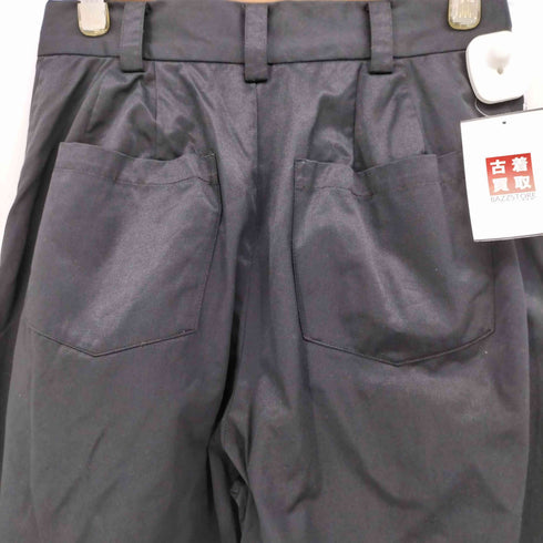ジーナシス JEANASIS ロールアップ タック バギー パンツ レディース JPN:M