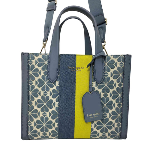 ケイトスペードニューヨーク kate spade NEW YORK スペード フラワー ジャカード ストライプ マンハッタン スモール トート レディース