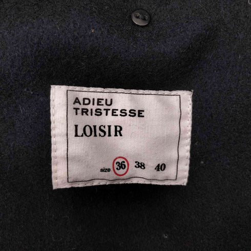 コンジェペイエアデュートリステス conges payes ADIEU TRISTESSE ダブルボタン ジャケット レディース JPN:36