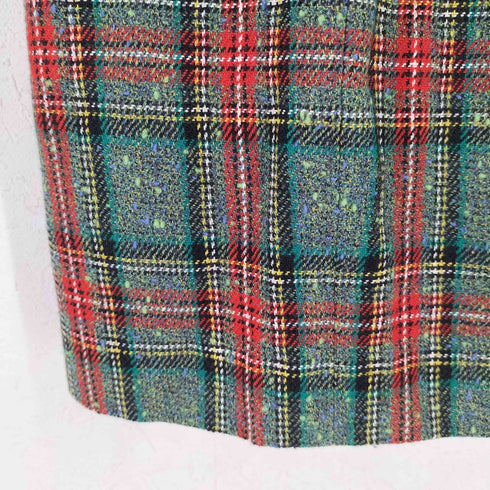 バーバリーズ BURBERRYS 90s Marlow Club ウール チェック スカート レディース 13