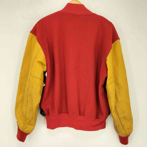 バトウィン BUTWIN 70s レザー切替 スタジアムジャケット メンズ US:44