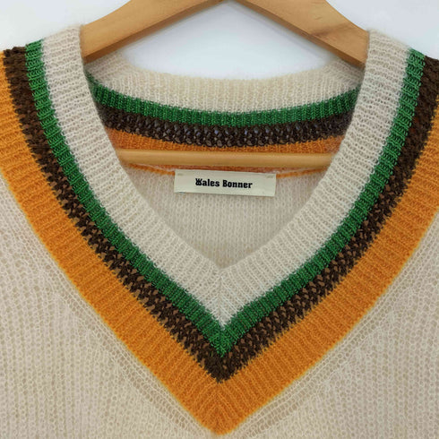 ウェールズボナー WALES BONNER 22ss VOLTA JAZZ Knitted-Vest 異素材混紡 ニットべスト メンズ 5