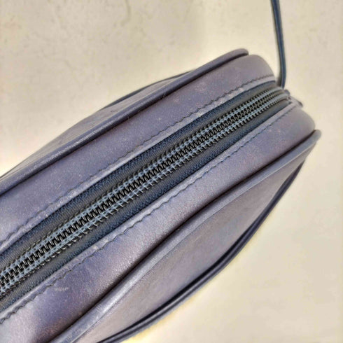 カナダ製 CANADIAN GENUINE SEAL SKIN レザー ハラコ 切替 ショルダーバッグ レディース