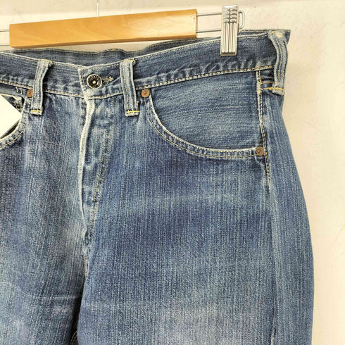 ジョーマッコイ JOE McCOY 赤耳 月桂樹ボタン ボタンフライ ストレートデニムパンツ メンズ