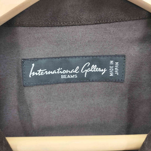 インターナショナルギャラリービームス International Gallery BEAMS 比翼 ボタン マルチポケット エポレット コーティング ミリタリージャケット メンズ JPN:L