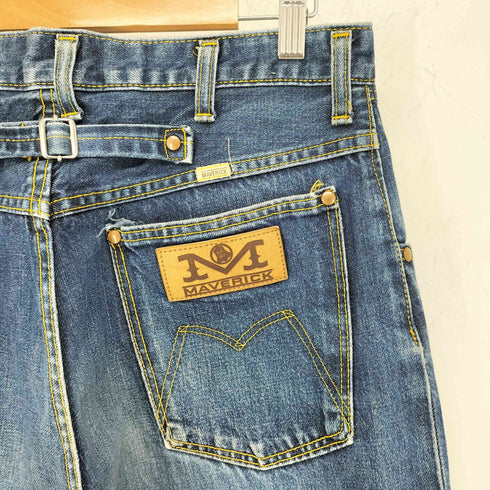 マーベリック MAVERICK 日本製 シンチバック ストレートデニムパンツ メンズ US:32-33