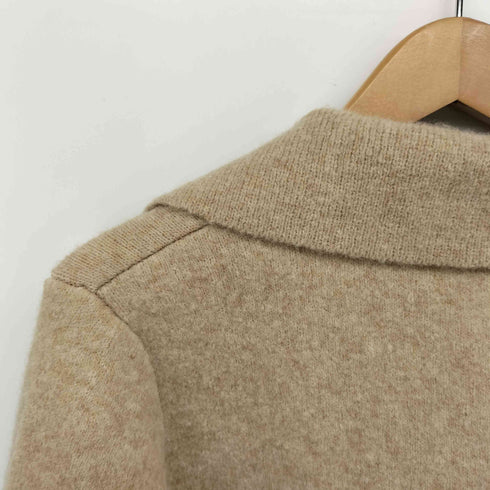 スリードッツ three dots Wool yak short coat ウール ヤク ニット ダブル ショート コート ジャケット レディース JPN:M