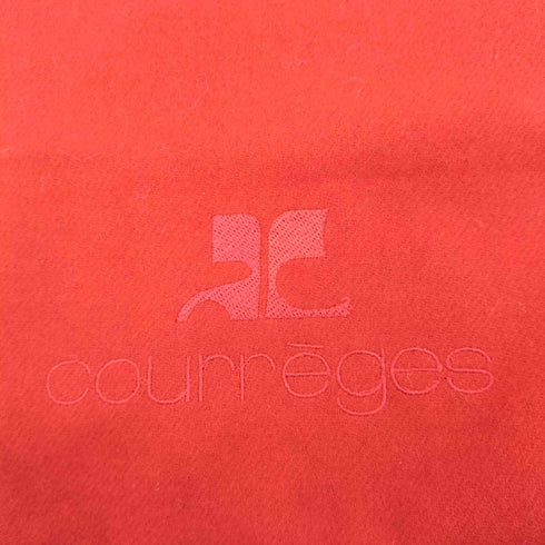 クレージュ courreges イタリア製 ラムウールフリンジストール レディース