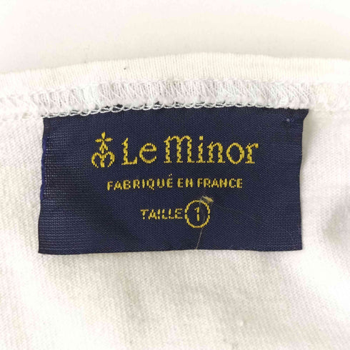 ルミノア Le minor フランス製 ボーダー ボートネック バスクシャツ レディース 1