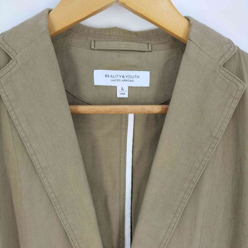 ビューティーアンドユースユナイテッドアローズ BEAUTY & YOUTH UNITED ARROWS BY コットン キュプラ 2B ジャケット メンズ JPN:L