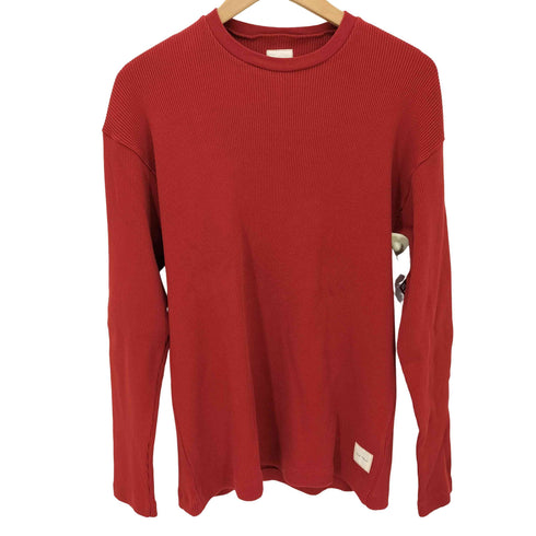 カールヘルム Karl Helmut ロゴ パッチ リブ クルーネック L/S Tシャツ メンズ